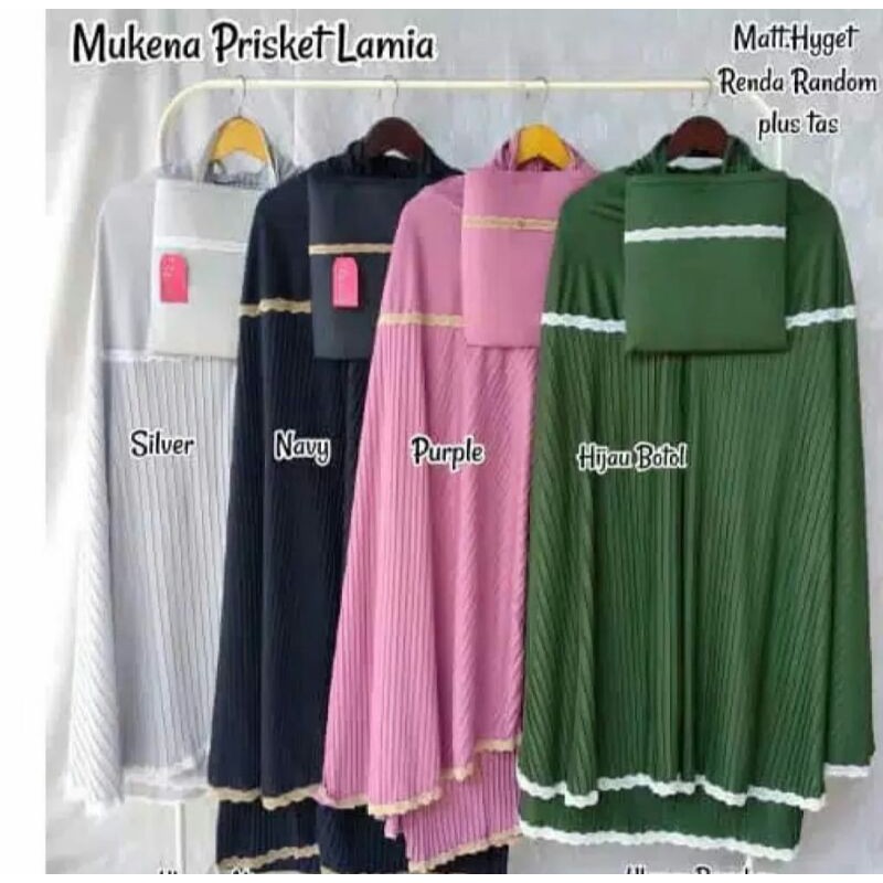 MUKENA PLISKET LAMIA