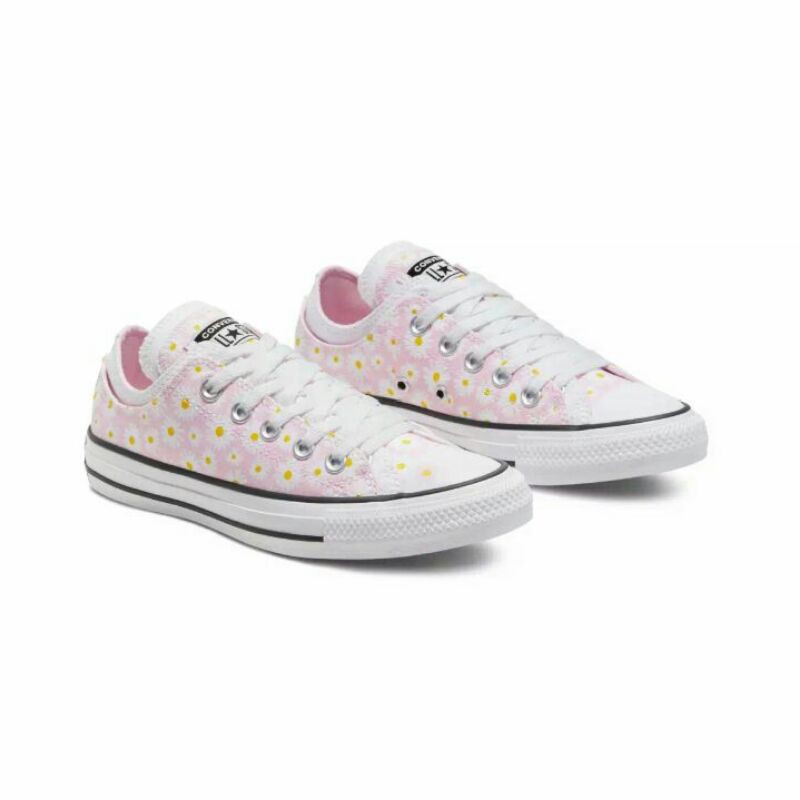 pink daisy converse