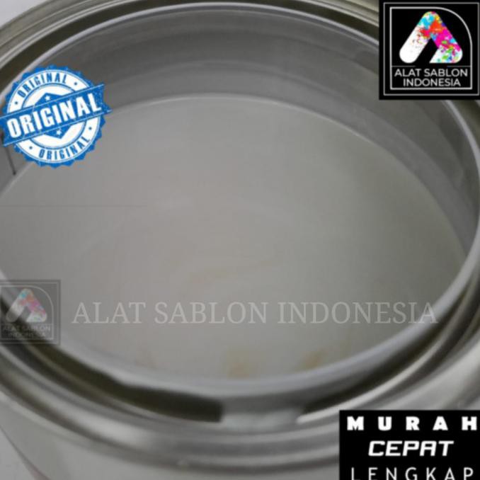 

Trendi Tinta Sablon Besi/ Gelas Kaca 200Gr Super White Basis Minyak Solvent Limited