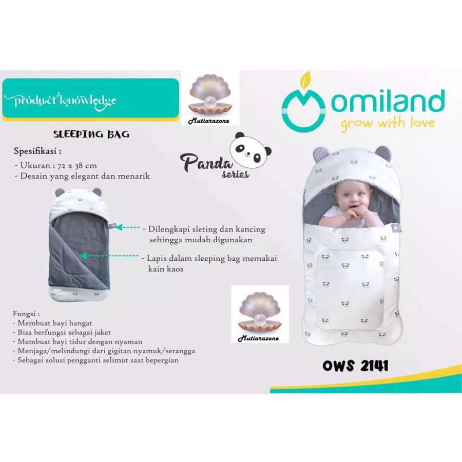 Promo !! SELIMUT BAYI OMILAND / SLEEPING BAG BAYI / BABY BLANKET / SELIMUT BAYI / BLANKET BABY/ SELIMUT TEBAL