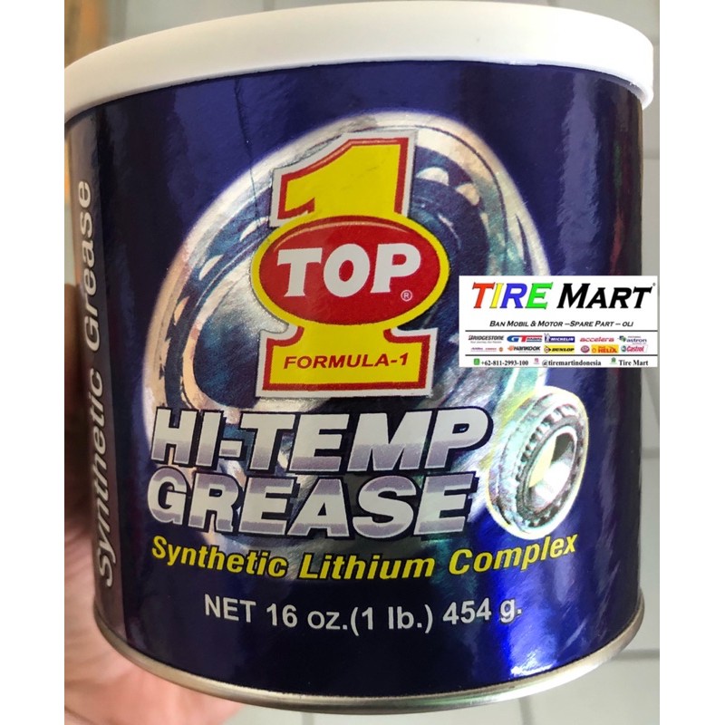 Top 1 HI-Temp Grease / TOP1 / Gemuk Top 1 / Gemuk Top 1 / Grease tahan panas