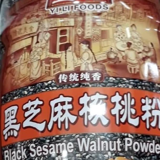 

Best Seller] Bubuk Walnut Wijen Hitam Yi Li Foods Black Sesame Walnut Powder 408G