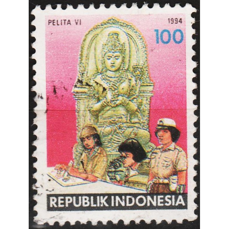 

Perangko Filateli D43 - Indonesia VFU 1v 01.04.1994 The First Year Of The 6th Five Year Development