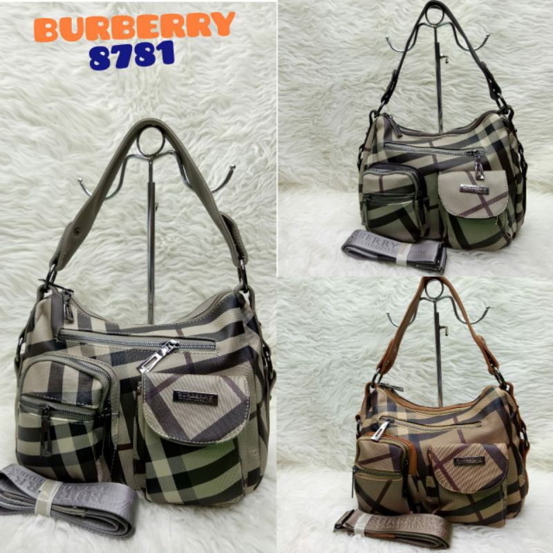 Tas selempang wanita Burberry 8781 premium waterproof tahan air
