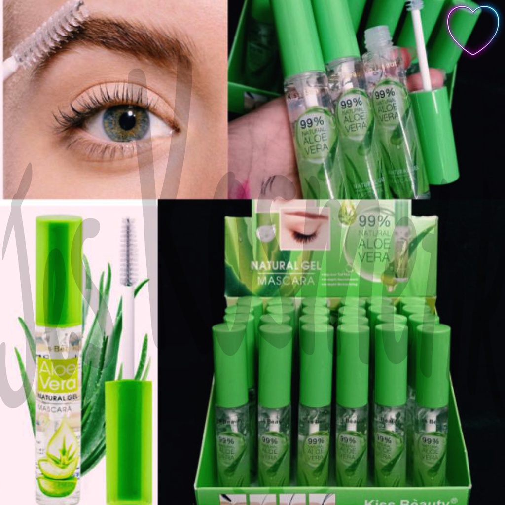 [PER PCS] Kiss Beauty Mascara Bening Serum Pelentik Bulu Mata Aloevera / Peach / Strawberry