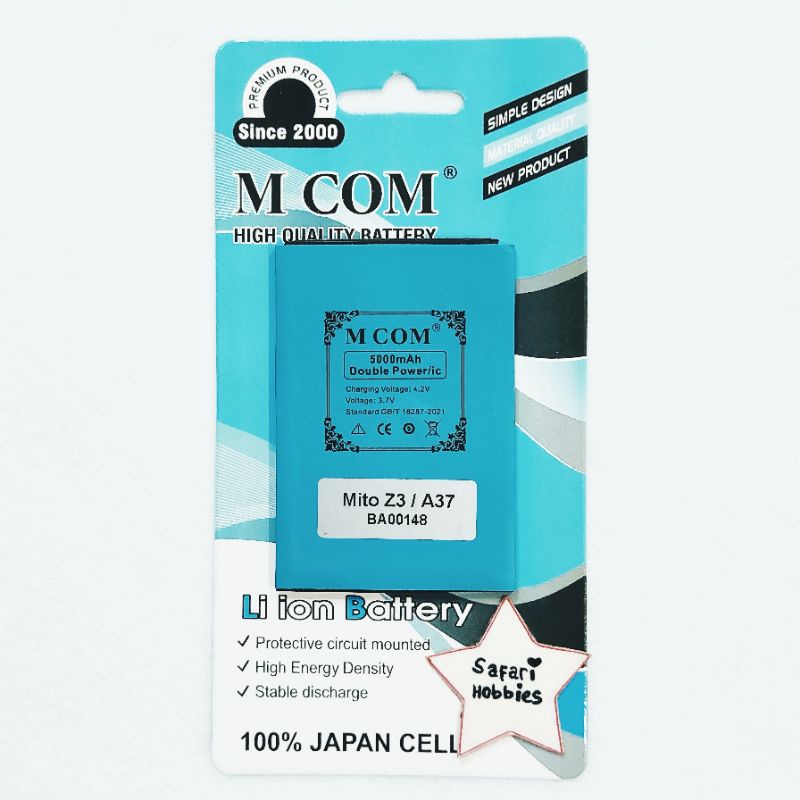 Baterai Mito Z3 / A37 / BA00148 Double Power