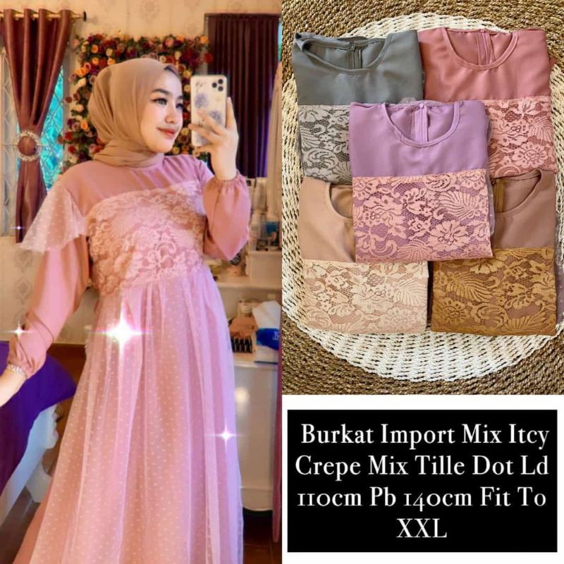 gamis wanita Kanada burkat 909