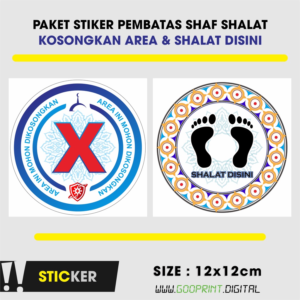 

Paket Sticker Shaf Shalat dan Kosongkan Area Lantai Masjid