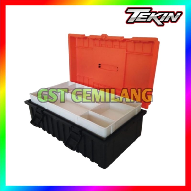 TOOLBOX PVC KOTAK PERKAKAS PLASTIK TEKIN