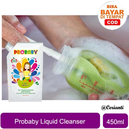 [BPOM] Probaby Liquid Cleanser Pro Baby LCR Sabun pencuci botol piring bayi dan anak 450 ML