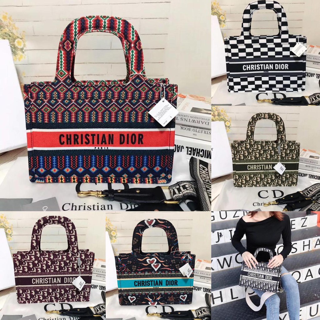 Dior Tote Book Bag mini C02