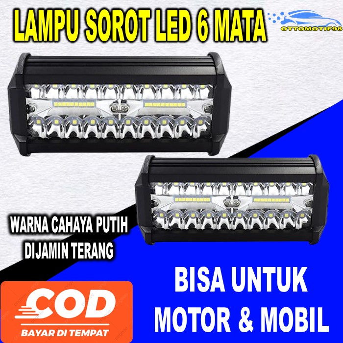 Lampu Lapu Led Sorot Temak Foglamp Utama Depan Daymaker Demeker Daymeker Led Aksesoris Acecoris Tamb