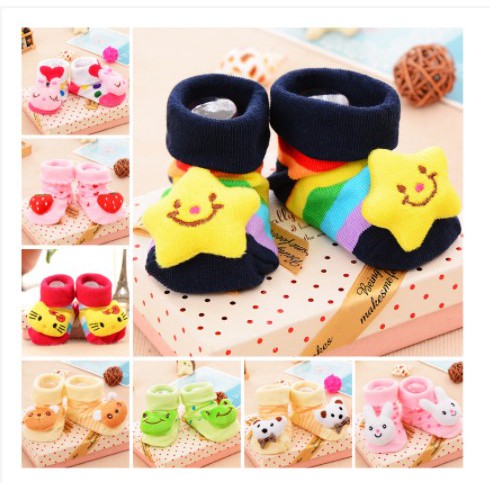 Kaos Kaki Bayi Anak Boneka 3D Motif Lucu