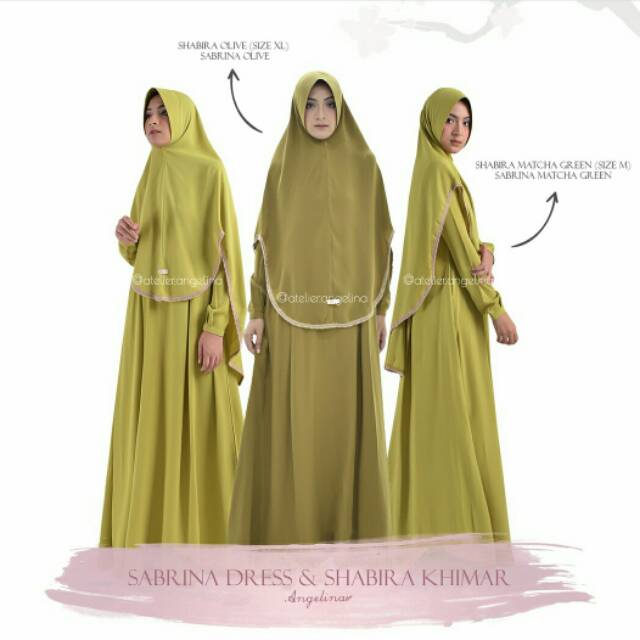 (BOOKED) Sabrina dress atelier angelina (Olive XS)