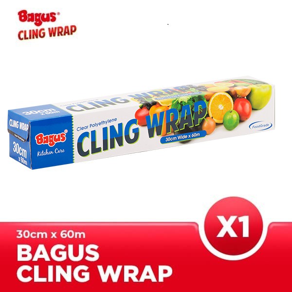 Bagus Cling Wrap Box 30 CM X 60 M Polyethylene Non-PVC W-21404