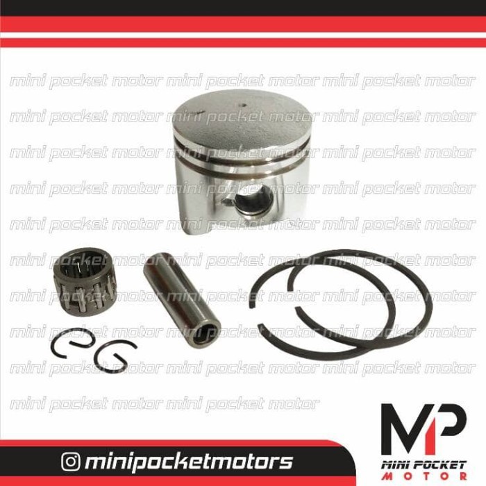 [Bisa COD] Piston Set 44mm Motor Mini Gp / Mini Trail / Pocket Bikes Dijamin Asli KF-333