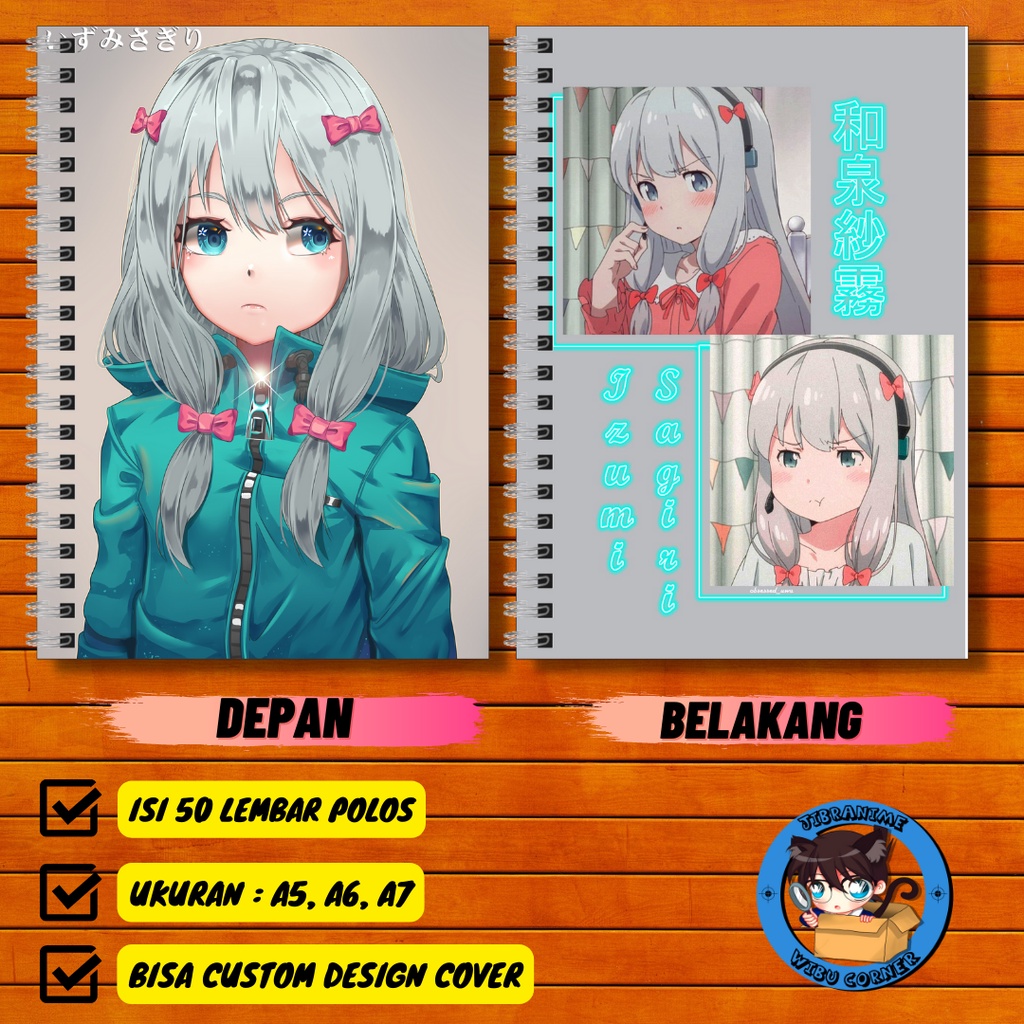 

note book ANIME / buku catatan ANIME EROMANGA SENSEI / SAGIRI IZUMI