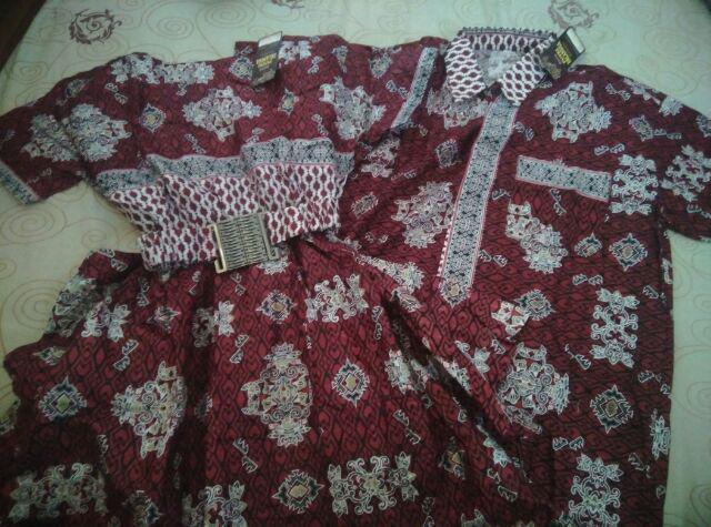 Couple Batik Wijaya Dress Kombi Kemeja