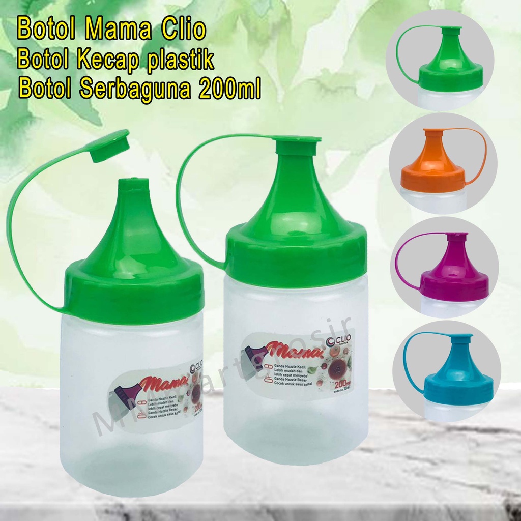 Mama Clio / Botol Kecap plastik / Botol Serbaguna 1041 / 200ml