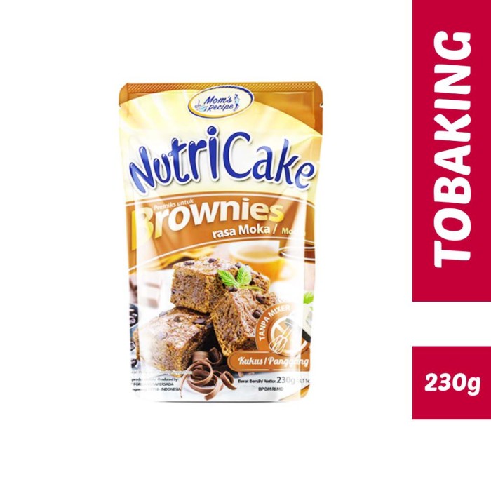 

TERBARU Nutricake brownies kukus panggang MOKA 230 gr nutri cake mocha moca