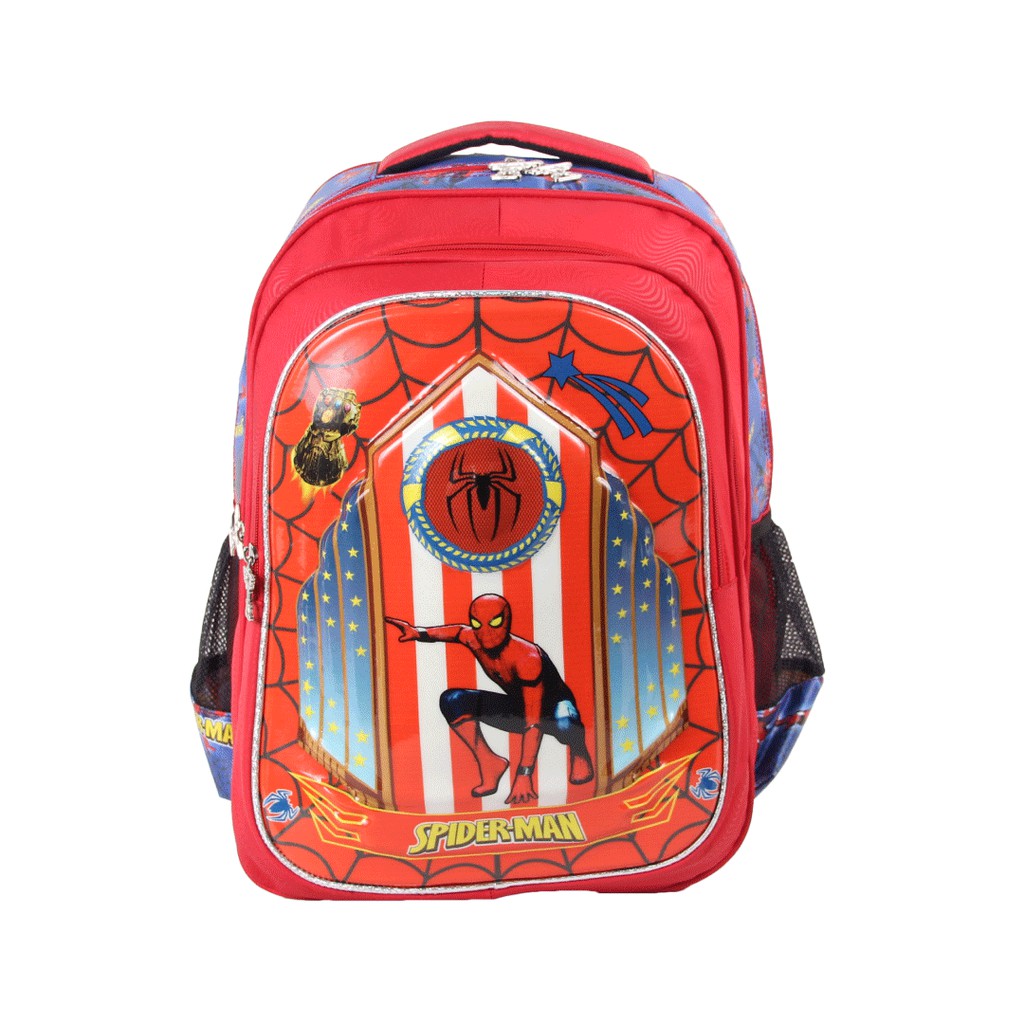 [KLIKTAS] Tas Ransel Sekolah Anak Cowok SD Premium Raven 214 Backpack Anak Laki Karakter Kartun Superhero