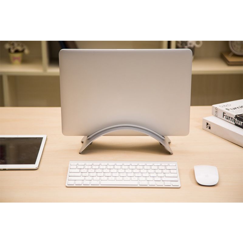 BookArc Stand Bracket Laptop - Silver