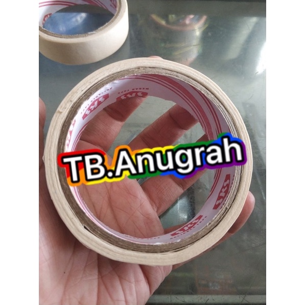 MASKING TAPE 24 MM LAKBAN KERTAS 1 INCH SKS TAPE LAKBAN KERTAS SKS ISOLASI KERTAS SELOTIP KERTAS