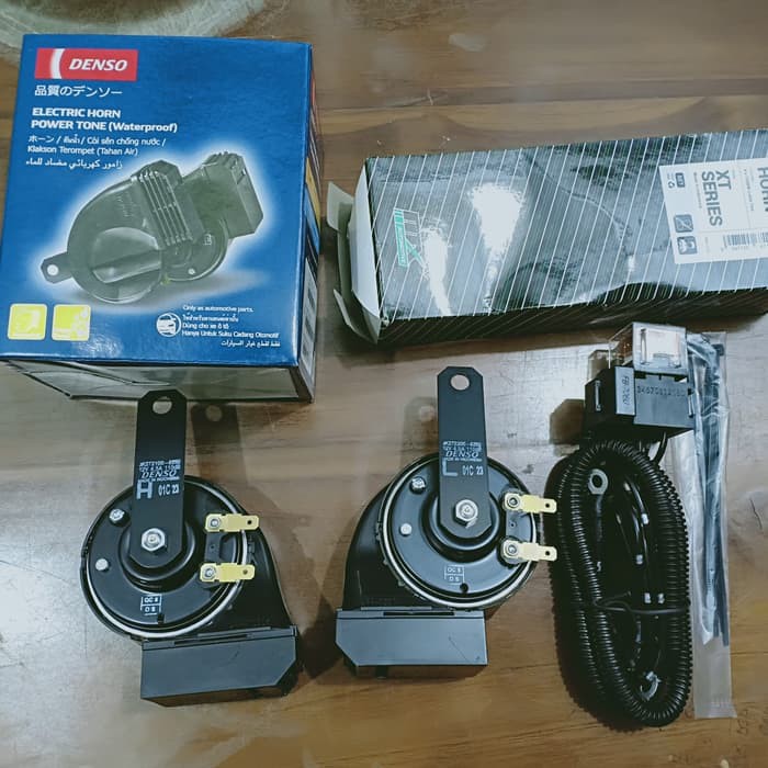 PAKET KLAKSON DENSO KEONG WATERPROOF DAN RELAY KLAKSON MX