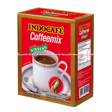 Indocafe Coffeemix Gingseng Isi 5sachet Coffee Mix Indo Cafe Merah Jahe Indokafe Cofe mix Gingseng Merah Red Gingseng 5 Sachet