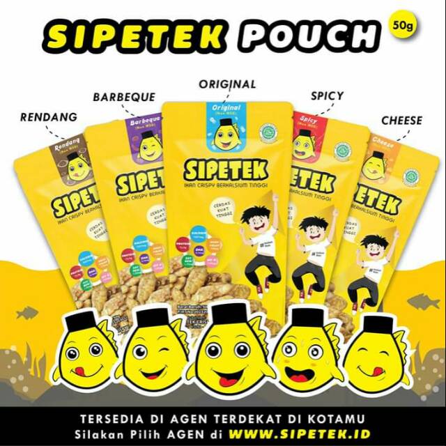 

Crispy ikan sipetek pouch