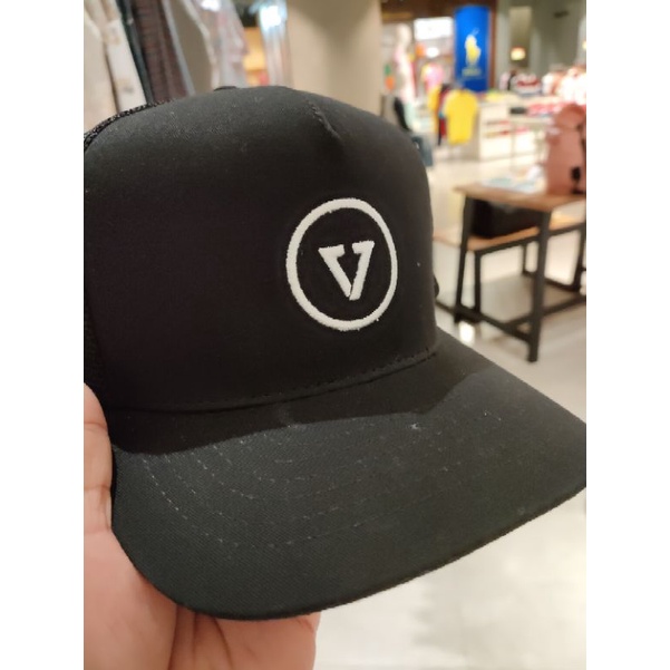 Topi Sportwear Vissla Black Oval Logo Original