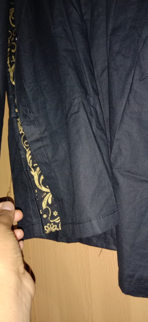 Kemeja Batik Pria Lengan Panjang Fashion Muslim Kombinasi Simple Modern Azzahir