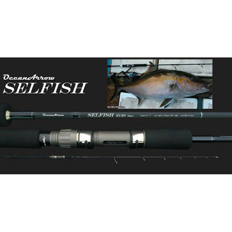 JORAN ROD JIGGING SPINNING RIPPLE FISHER SELFISH NANO 613S 613 S JAPAN