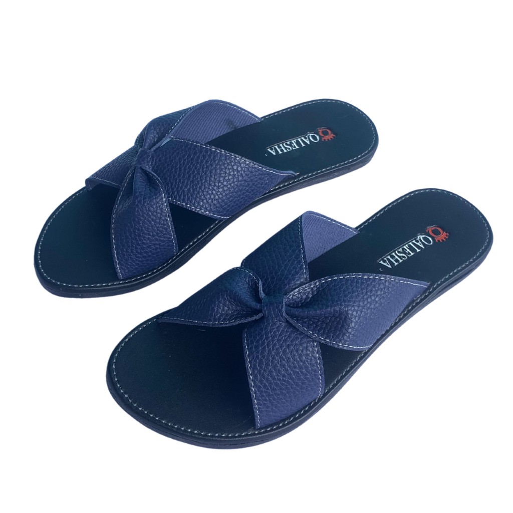 Insyira - Sandal Wanita Cecilia / Sandal Slop Wanita Non Slip Alas Hitam