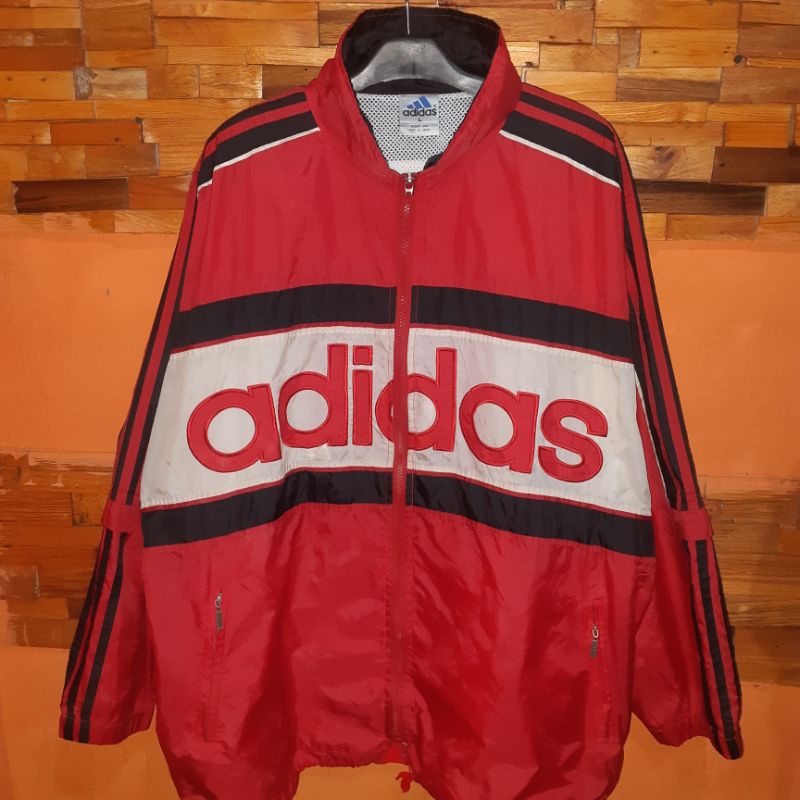 Jaket Adidas Vintage windbreaker thrift second