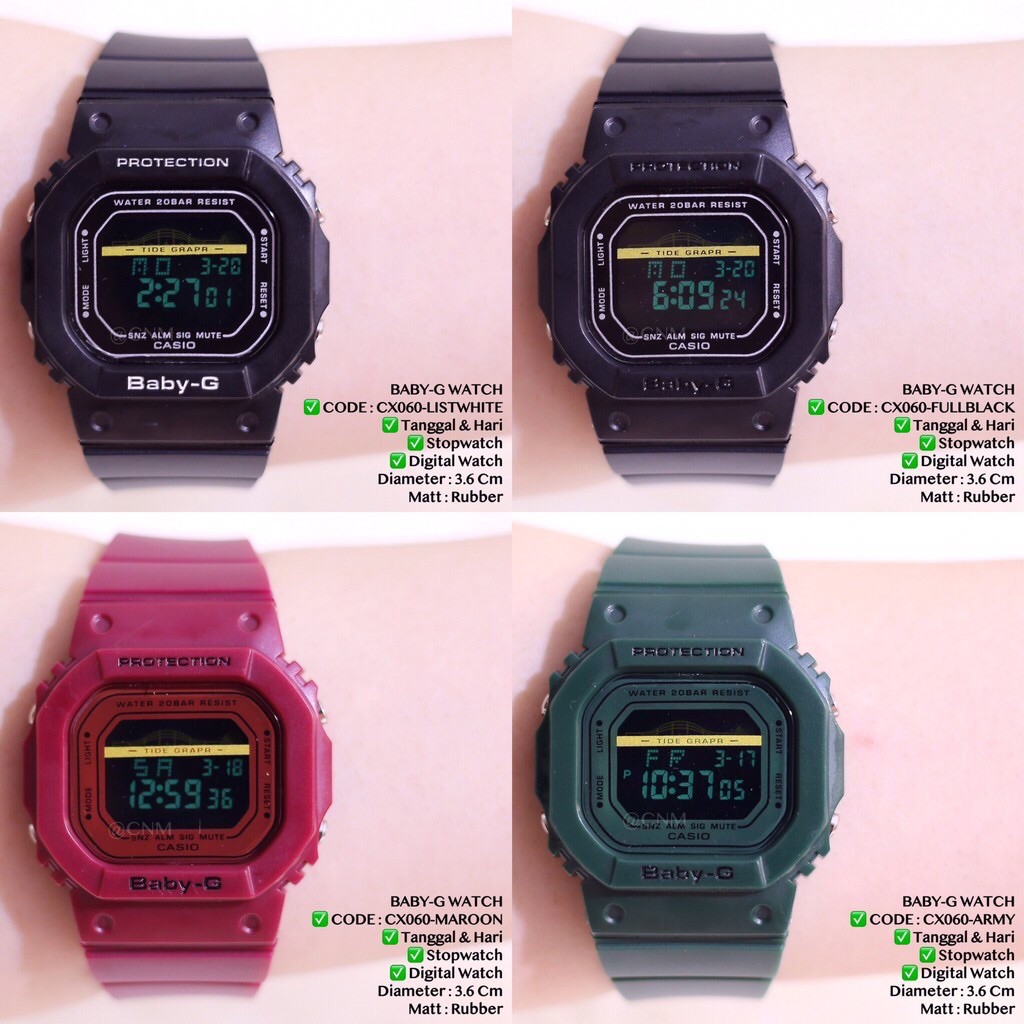 Jam tangan digital pria wanita gshock kingkong DW5600 grosir murah GX56BB CX010