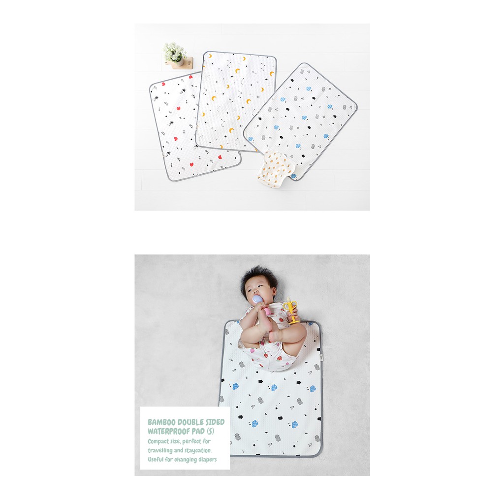 Korean Baby Bamboo Double Sided Waterproof Pad Moms Nature Down to Earth Korea Perlak Bayi Tataka