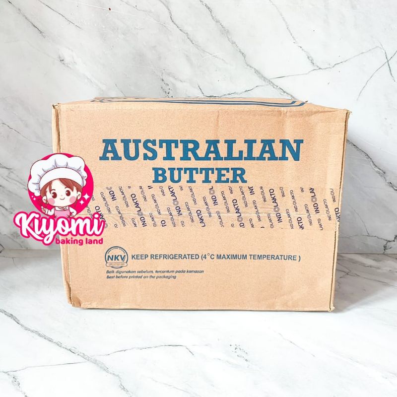 

Australian Butter Unsalted 1 Kg Mentega Tawar