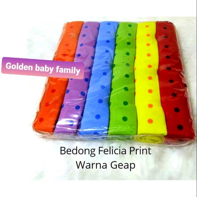 6 PCS BEDONG 90 x 115 FELICIA RAINBOW POLKADOT TUA