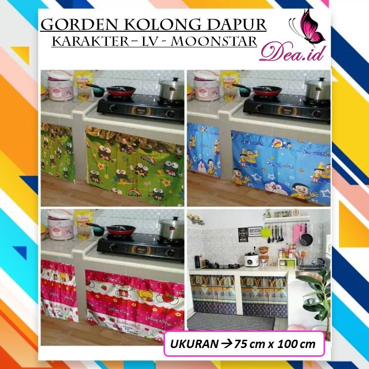 [DEASHOP] GORDEN / HORDEN / HORDENG KOLONG MEJA DAPUR KARAKTER (100CMx75CM)