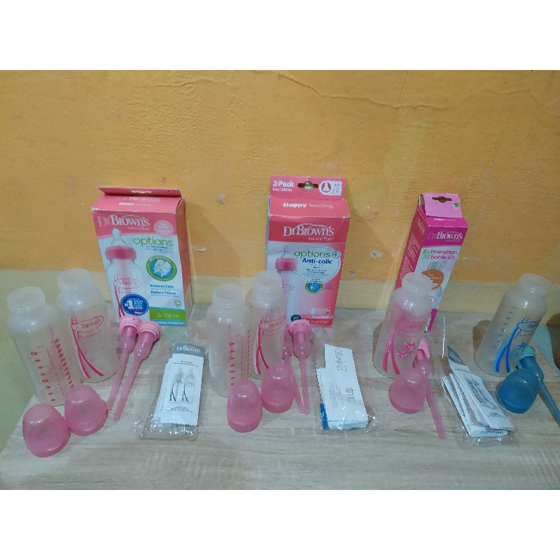 Preloved Botol susu Dr. Browns set