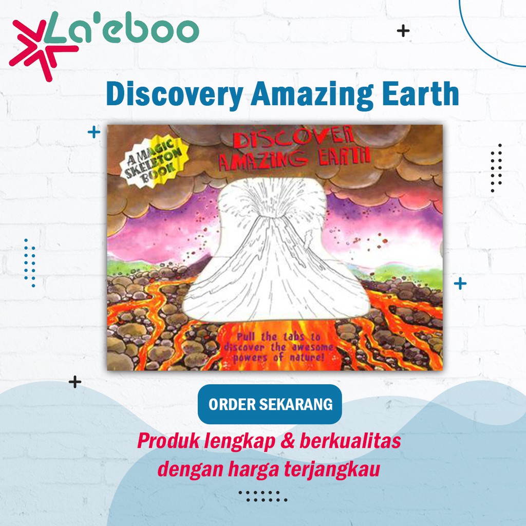A Magic Skeleton Book Discover Amazing Earth | Buku Pengetahuan Anak
