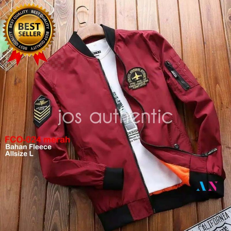 JAKET BOMBER ON THE ROAD UNTUK PRIA/WANITA