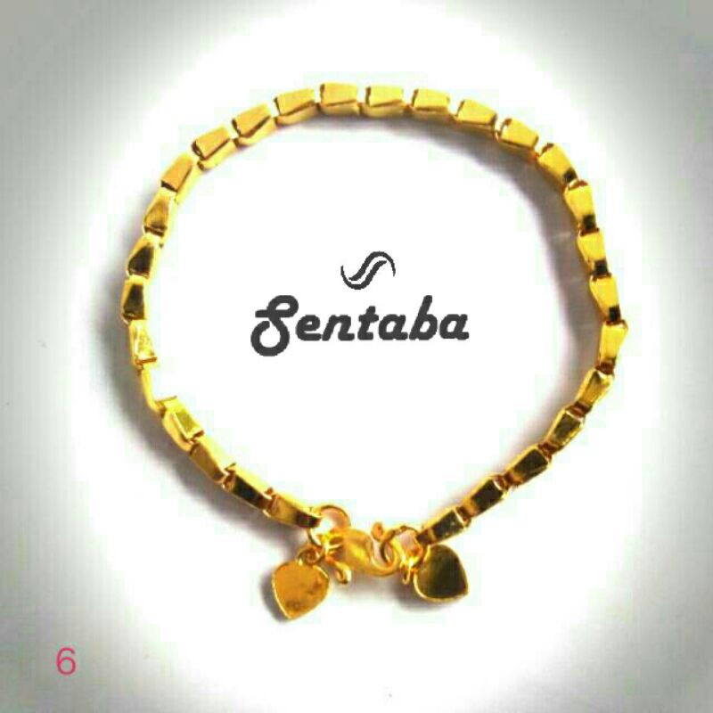 Lapis Emas - Gelang Perak Padi