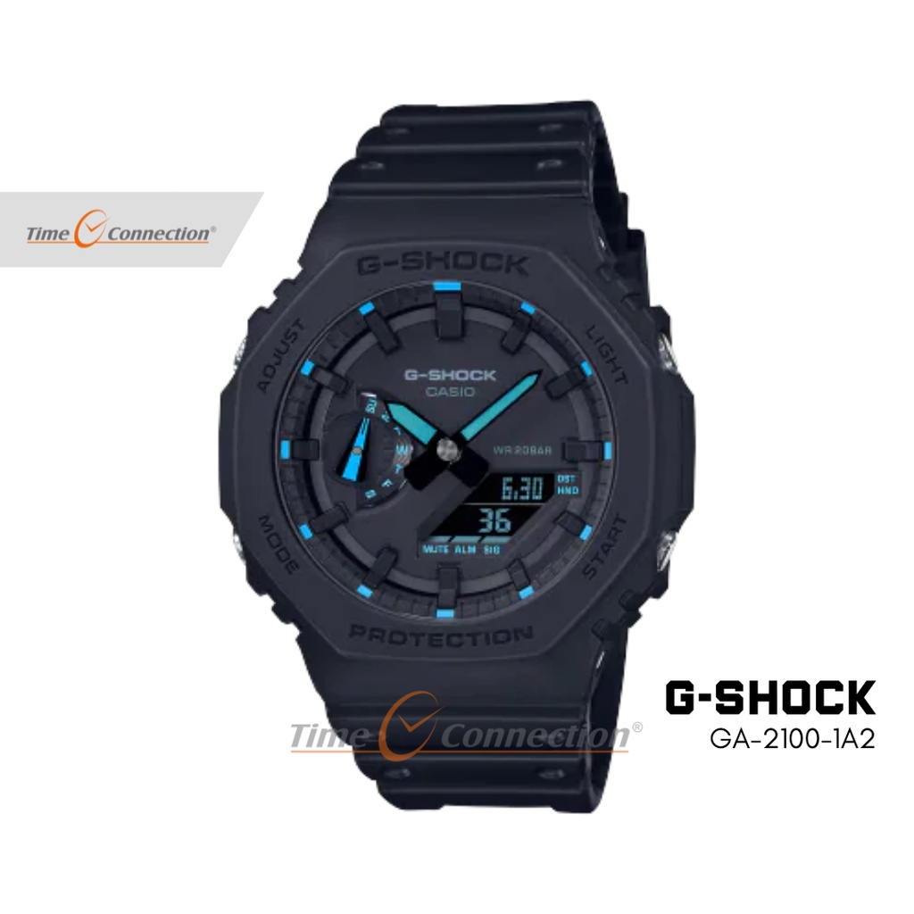 Casio G-SHOCK GA-2100-1A2 Original / Jam Tangan Pria Analog Digital / Gshock GA2100 GA 2100 1A2 Blac