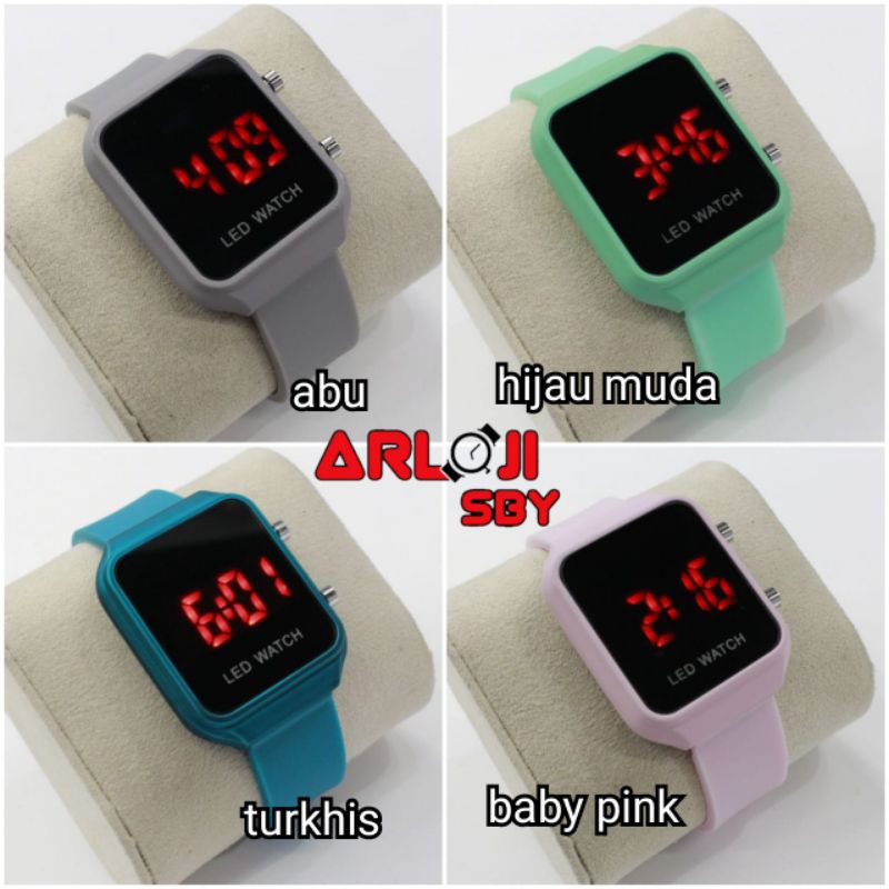 JAM TANGAN WANITA LED WATCH MURAH JAM LED GEAR