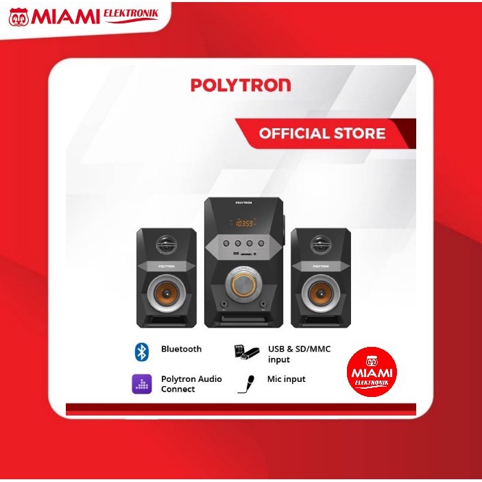 POLYTRON Multimedia Speaker PMA 9522 /B / PMA9522