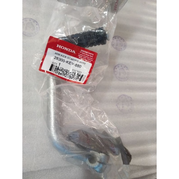 Pedal/engkol starter original AHM untuk motor Supra. 28300-kev-880