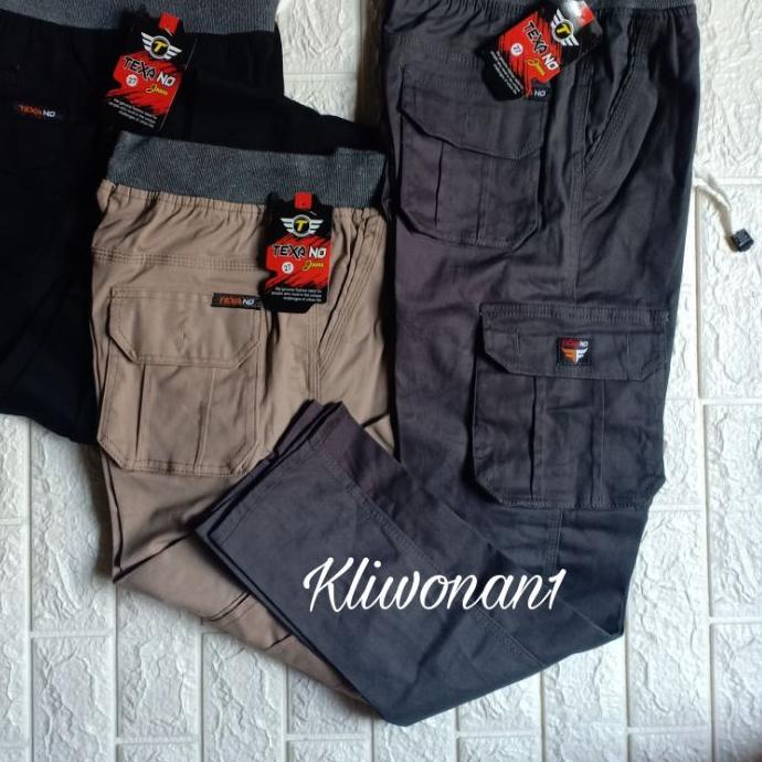 국 CELANA CHINO PANJANG CARGO PDL TEXANO New