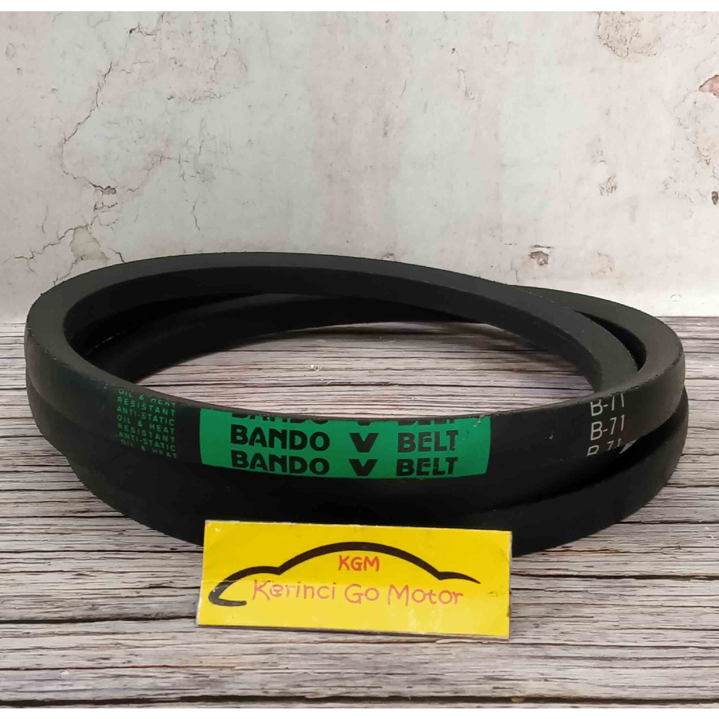 BANDO VAN BELT B-71 V BELT TALI KIPAS B71 FAN BELT VANBELT POLOS B-71